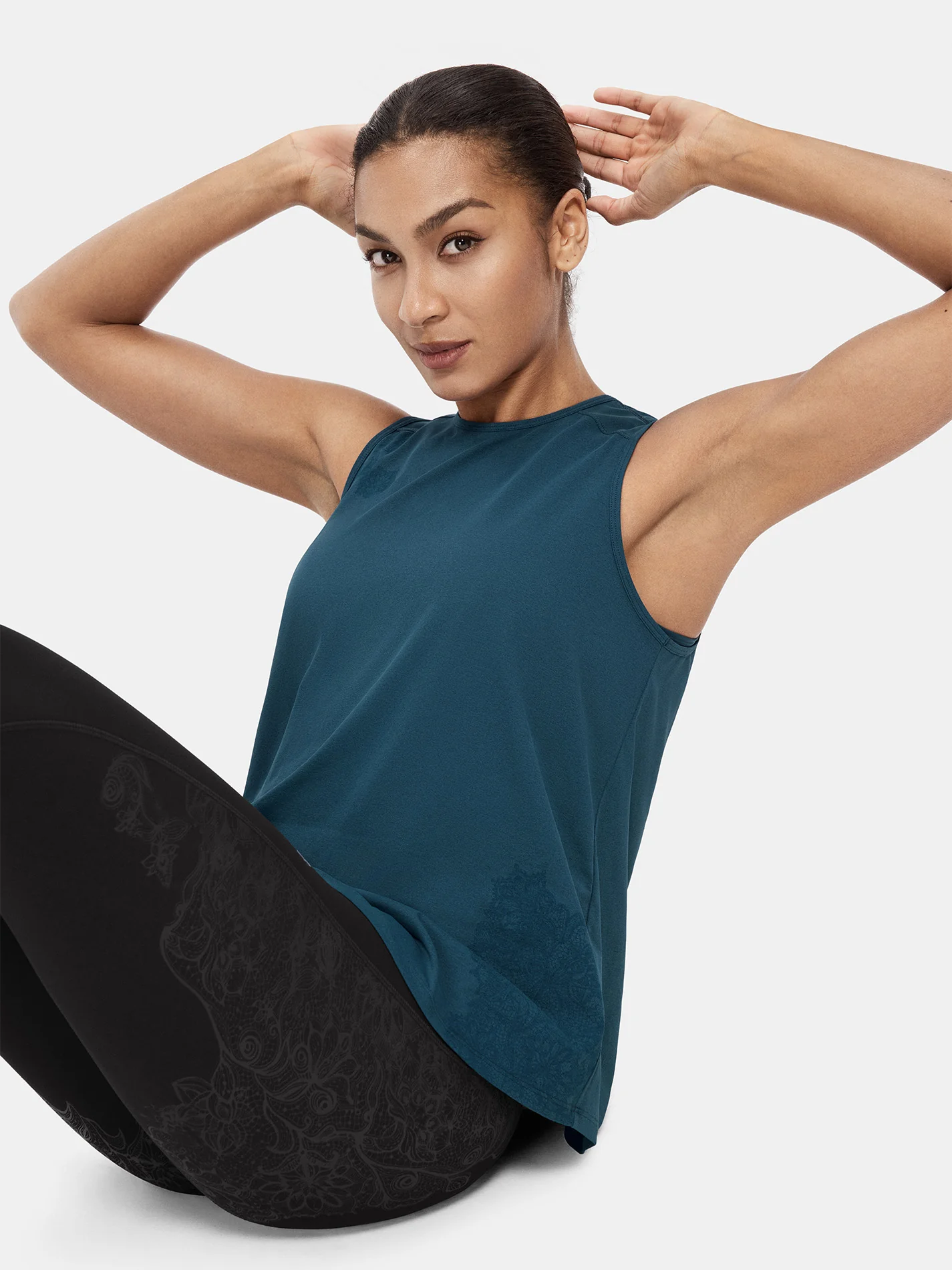 Body Sculpt CalmWave Tank Top (Built-in Bra) - Image 12