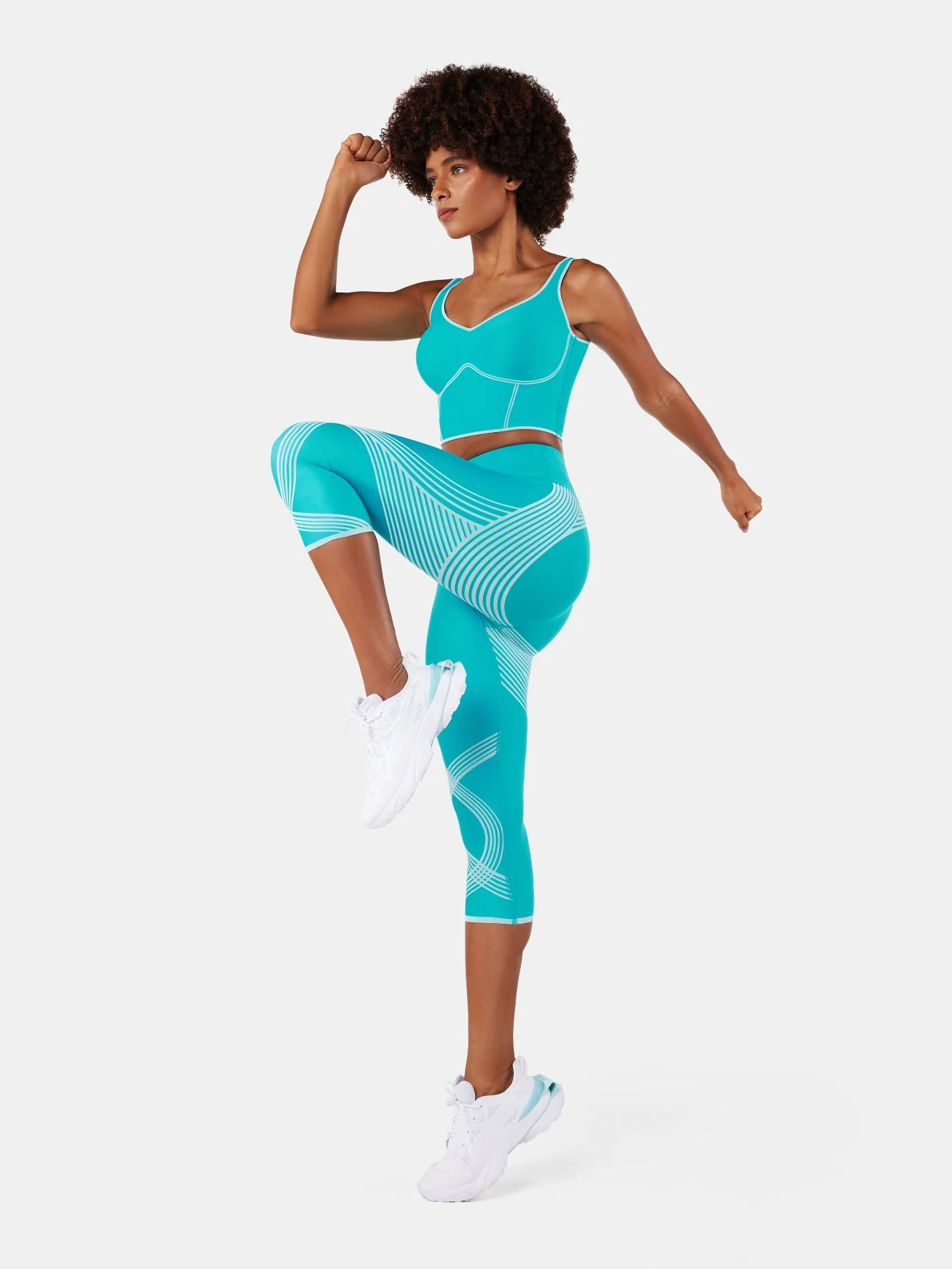 Body Sculpt Capri Leggings (Reversible Wear) - Image 48