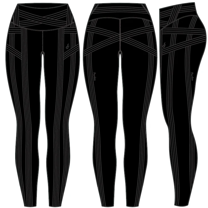 Body Sculpt Capri Leggings (Reversible Wear) - Image 62