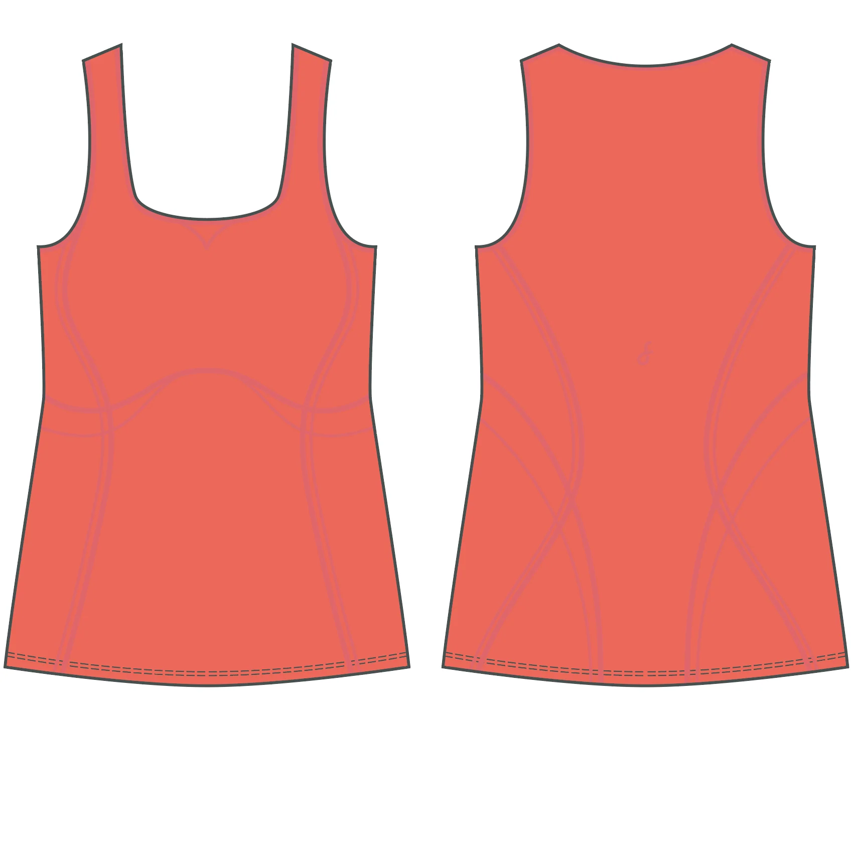 Body Sculpt Long Bra Tank - Image 25
