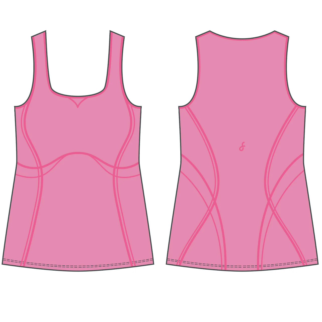Body Sculpt Long Bra Tank - Image 26