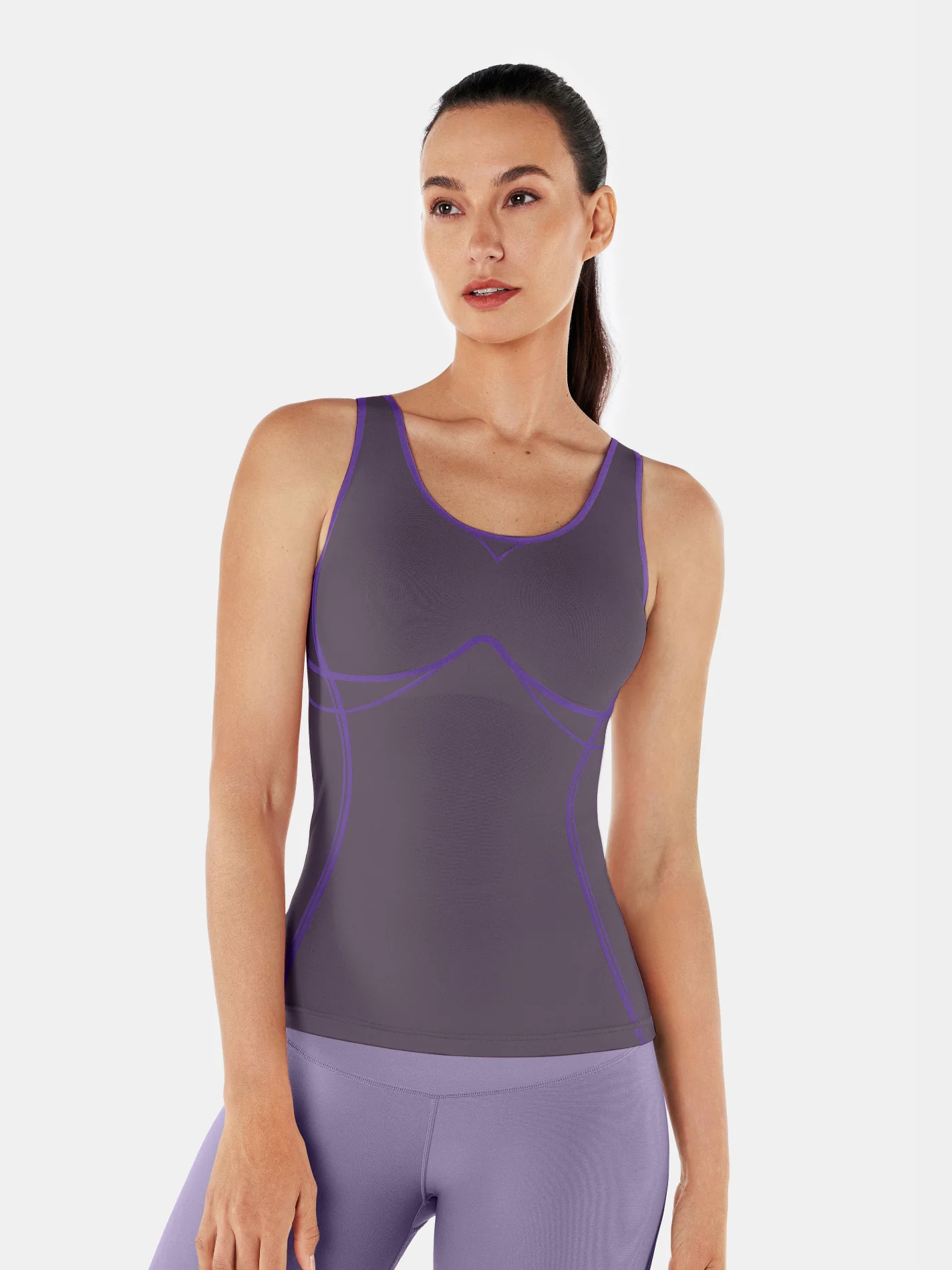 Body Sculpt Long Bra Tank - Image 3