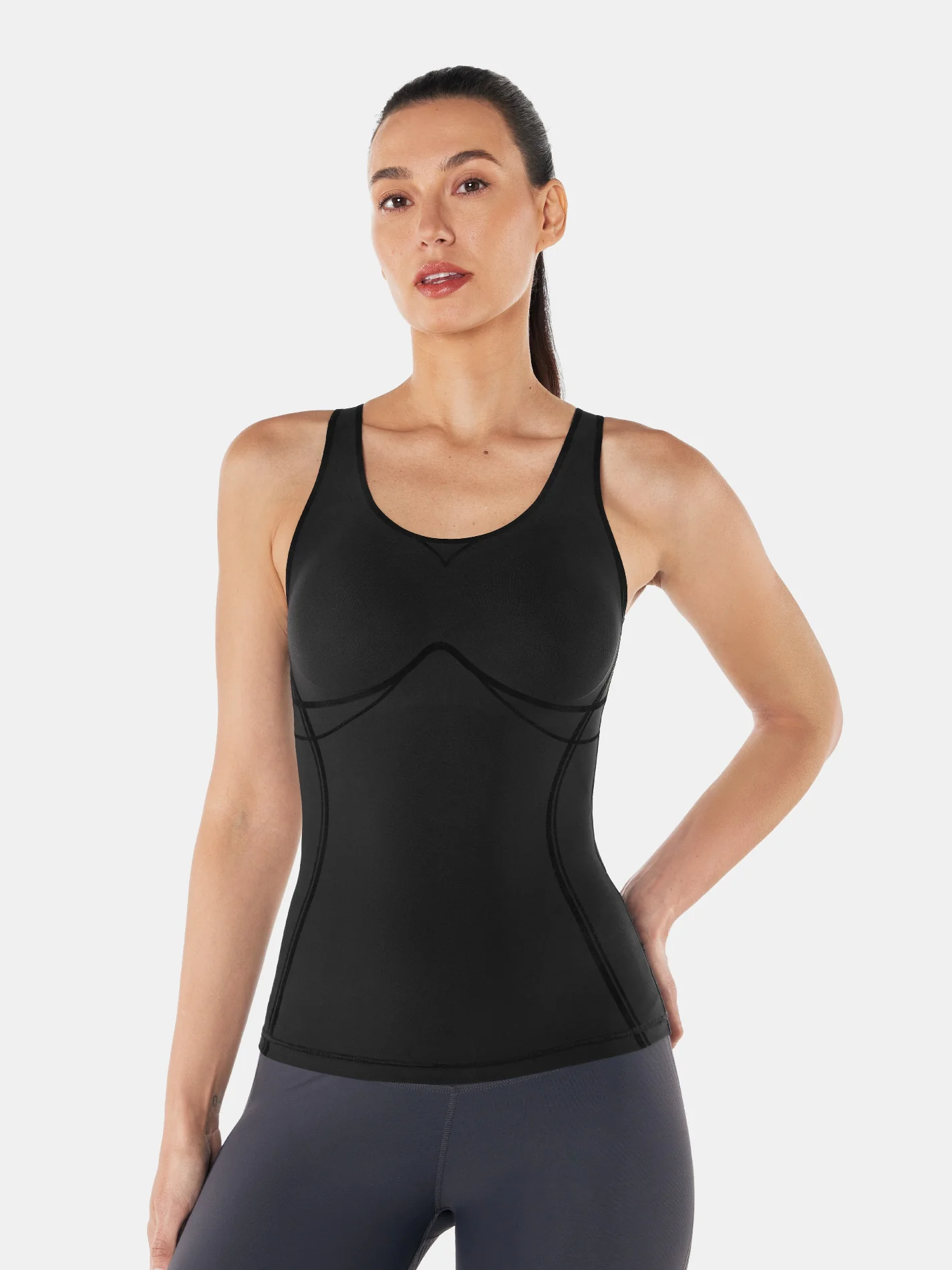 Body Sculpt Long Bra Tank - Image 5