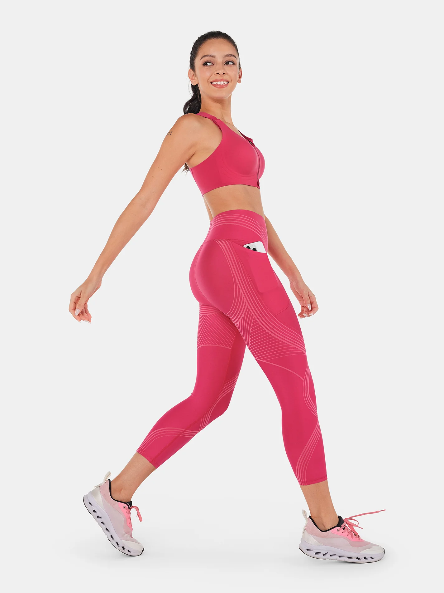 Body Sculpt Side Pocket 7/8 Leggings 2.0 (Reversible Wear) - Image 27
