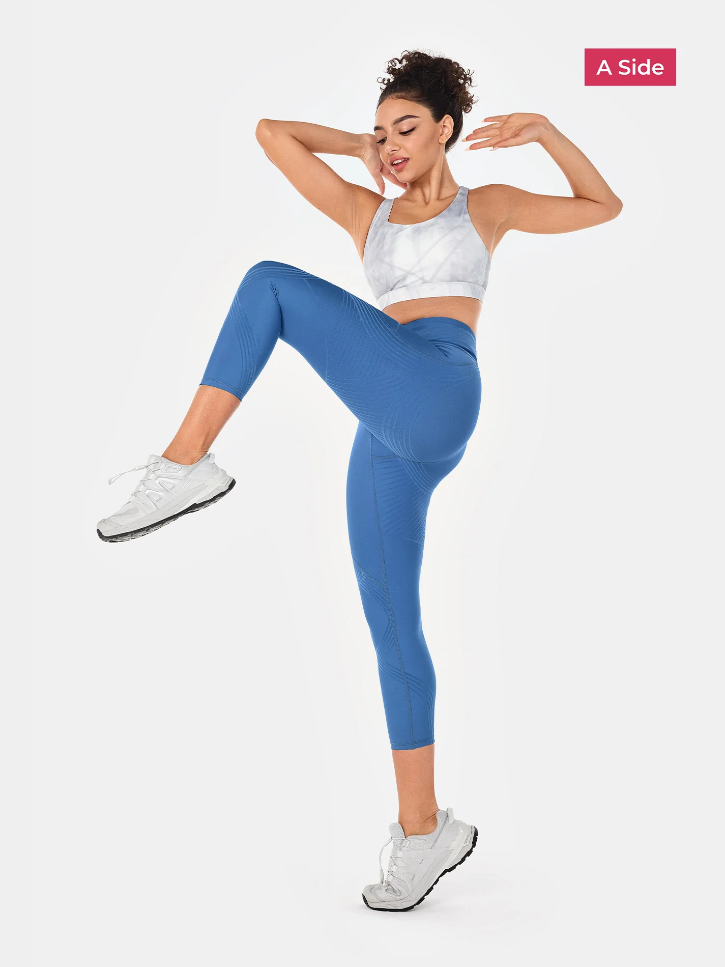 Body Sculpt Side Pocket 7/8 Leggings 2.0 (Reversible Wear) - Image 5