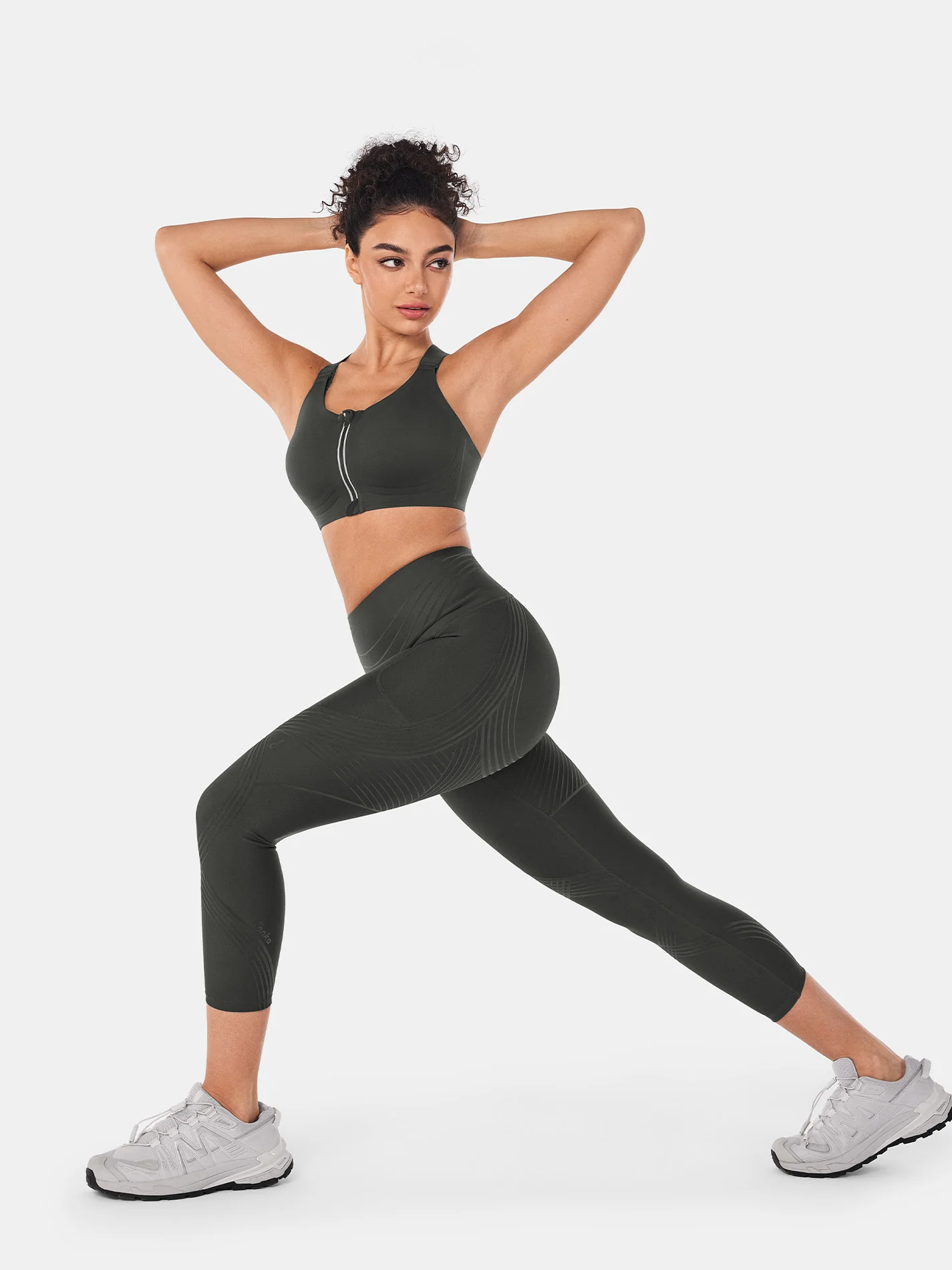 Body Sculpt Side Pocket 7/8 Leggings 2.0 (Reversible Wear) - Image 9