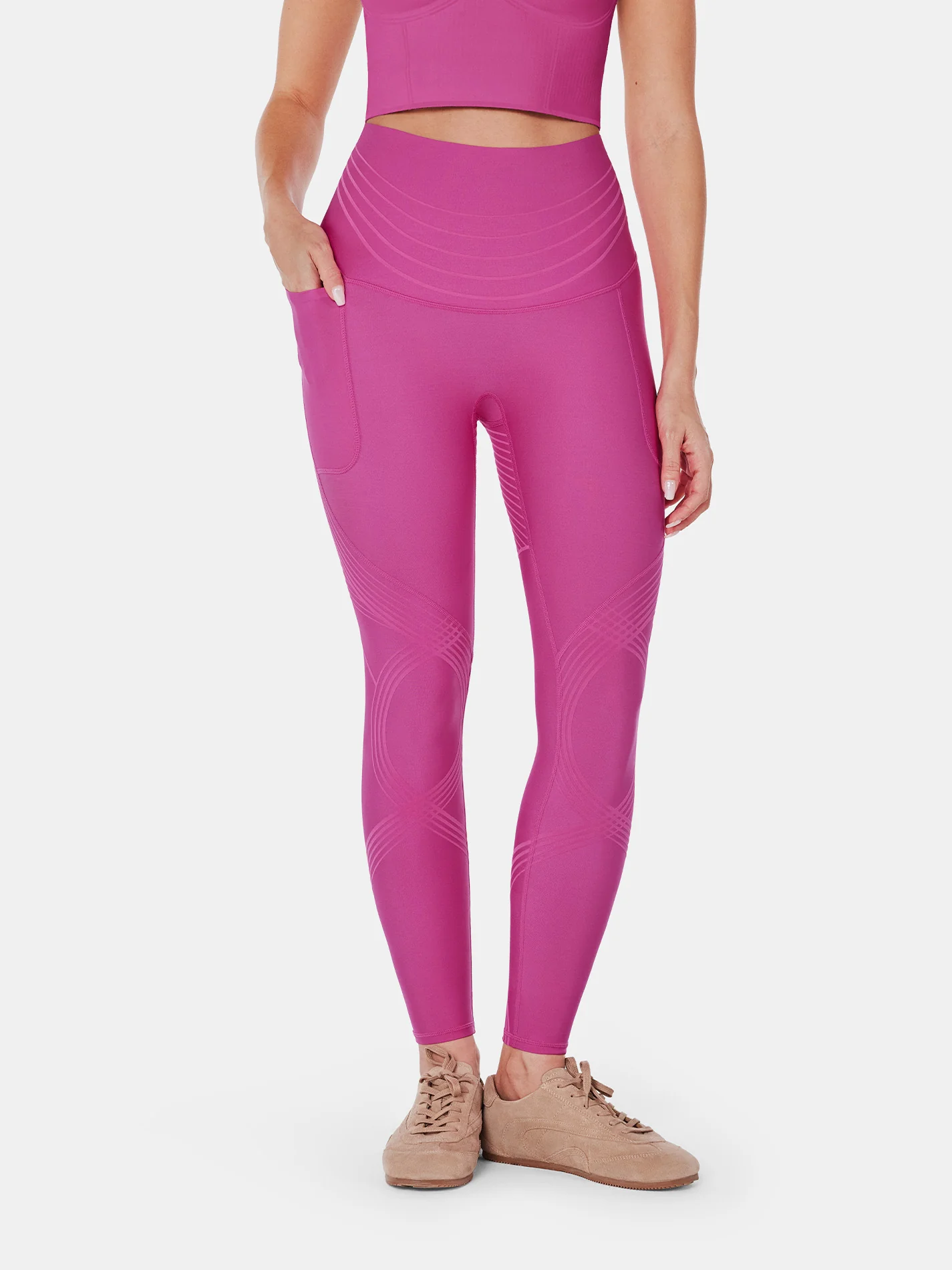 Body Sculpt Side Pocket Leggings 2.0 (Reversible Wear) - Image 41