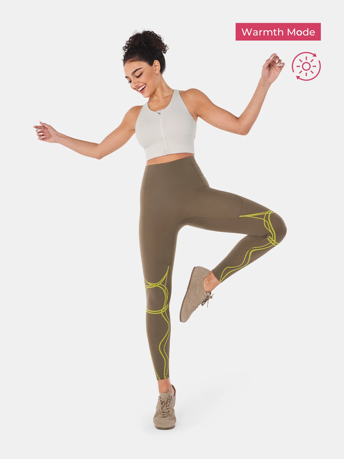 Body Sculpt Two Way Temp Leggings (Reversible Wear) - Image 10
