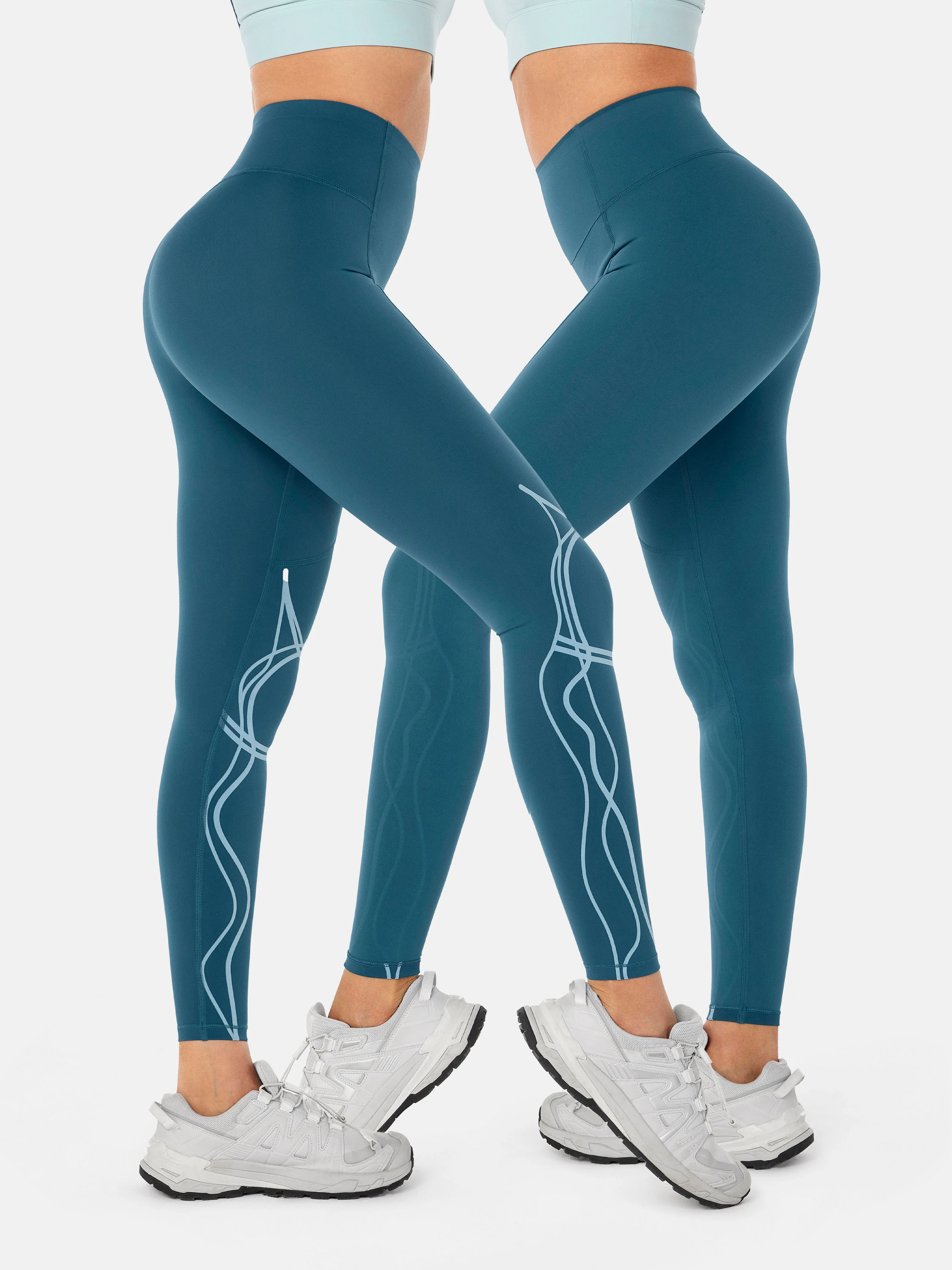 Body Sculpt Two Way Temp Leggings (Reversible Wear) - Image 15