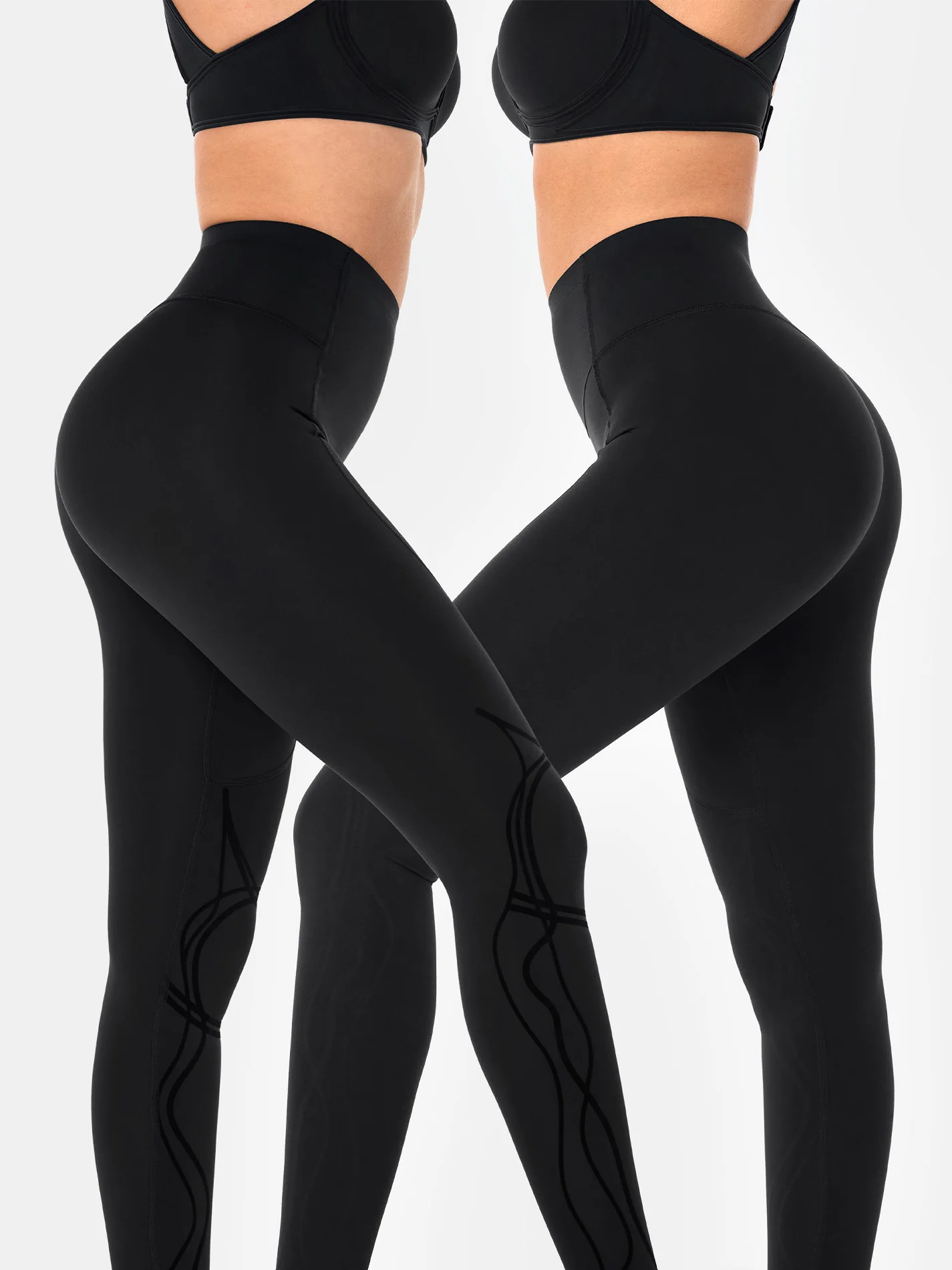 Body Sculpt Two Way Temp Leggings (Reversible Wear) - Image 5