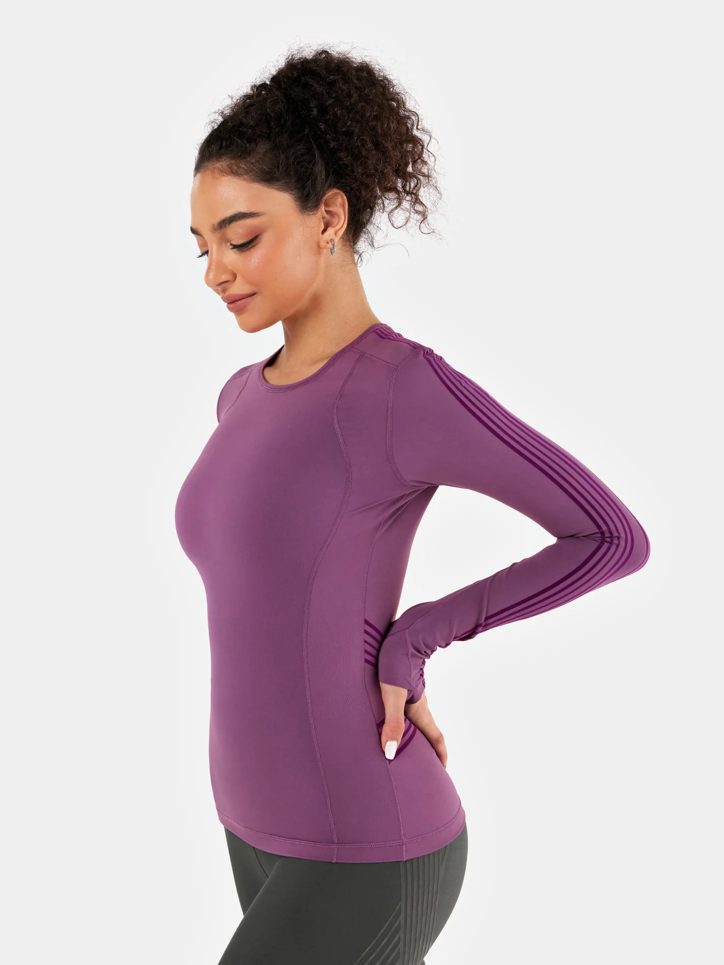 PowerBand Resistance Long Sleeve Top - Image 11