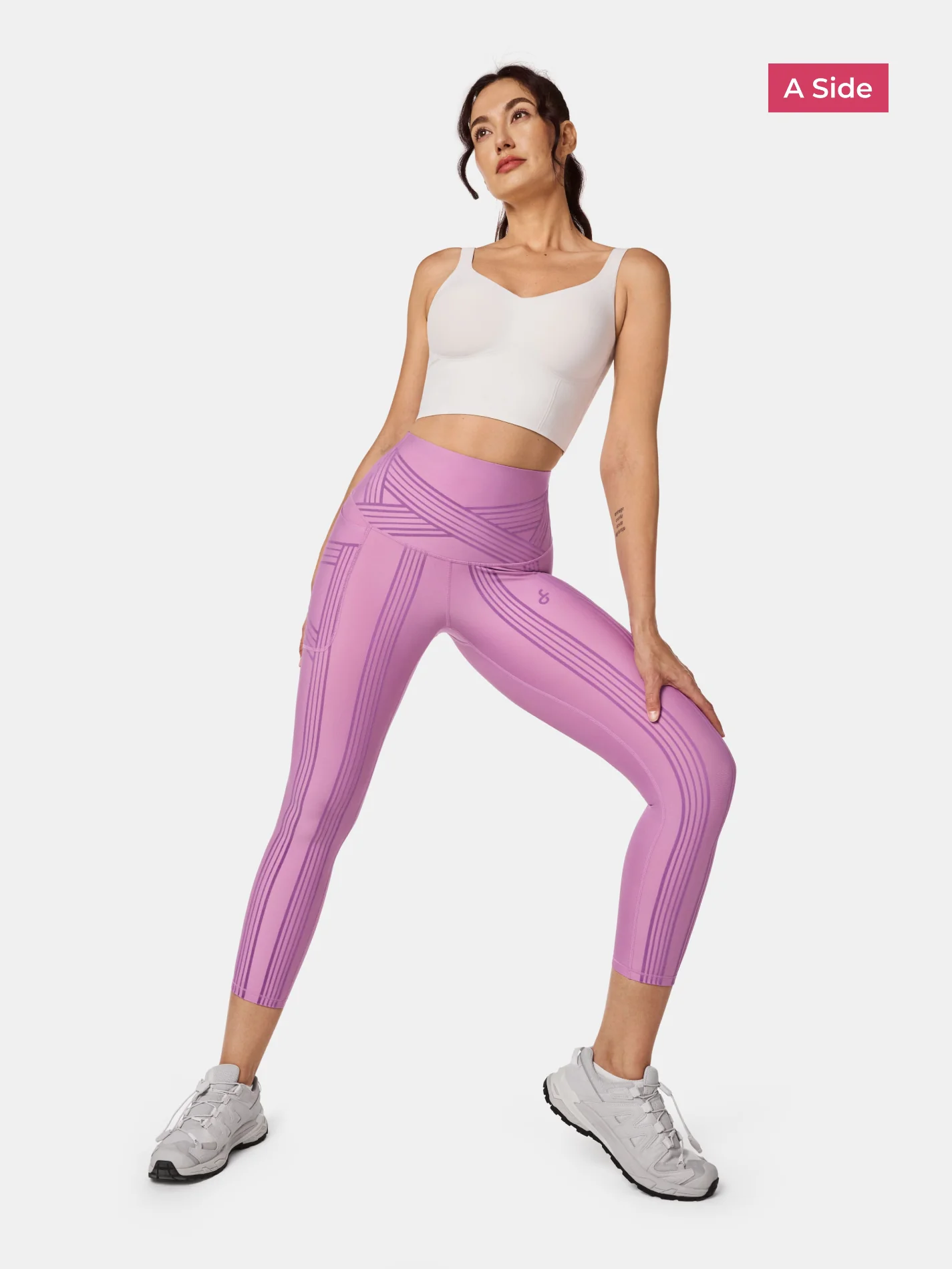 PowerBand Resistance 7/8 Leggings (Reversible Wear) - Image 36