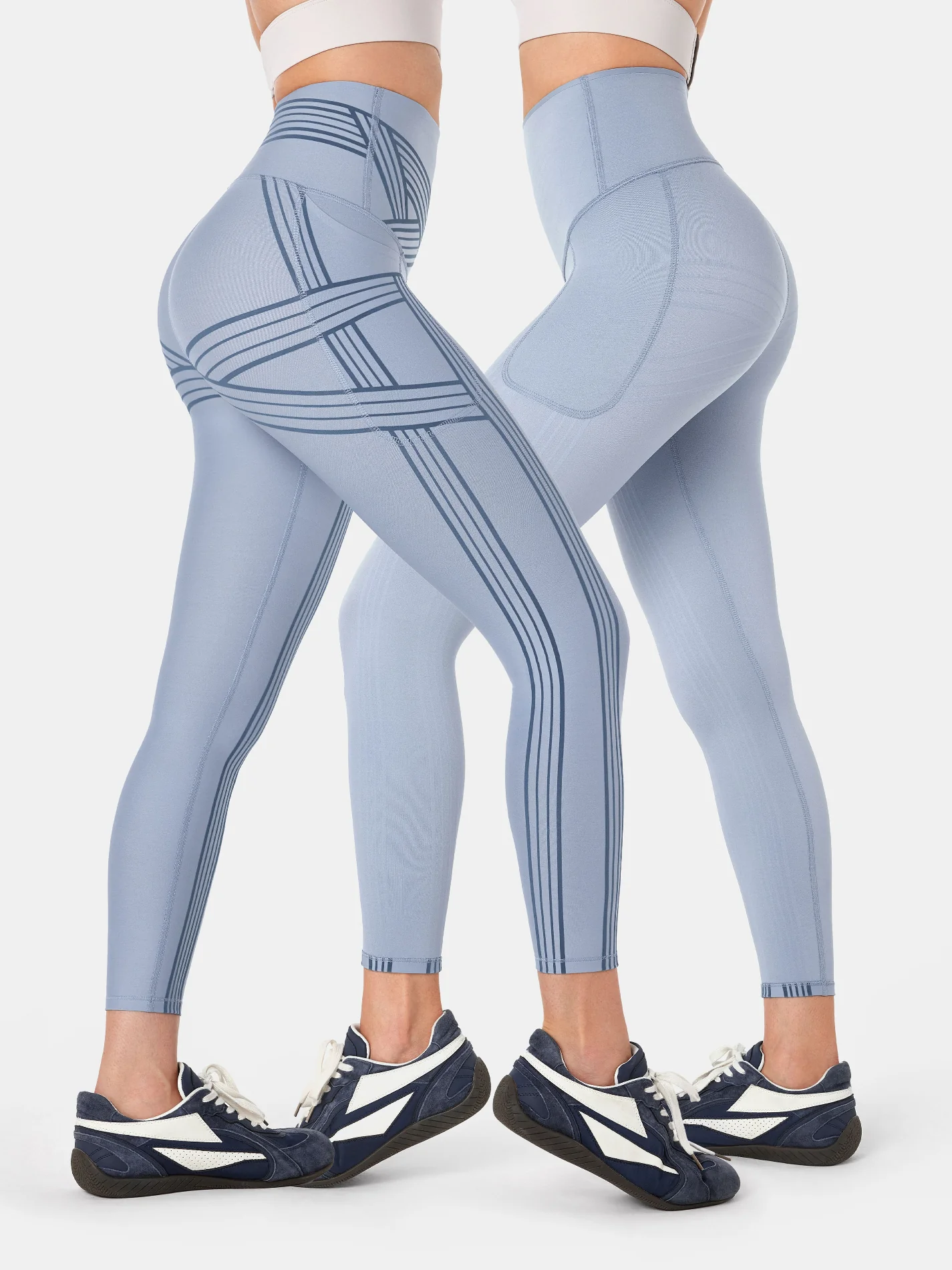 PowerBand Resistance 7/8 Leggings (Reversible Wear) - Image 49