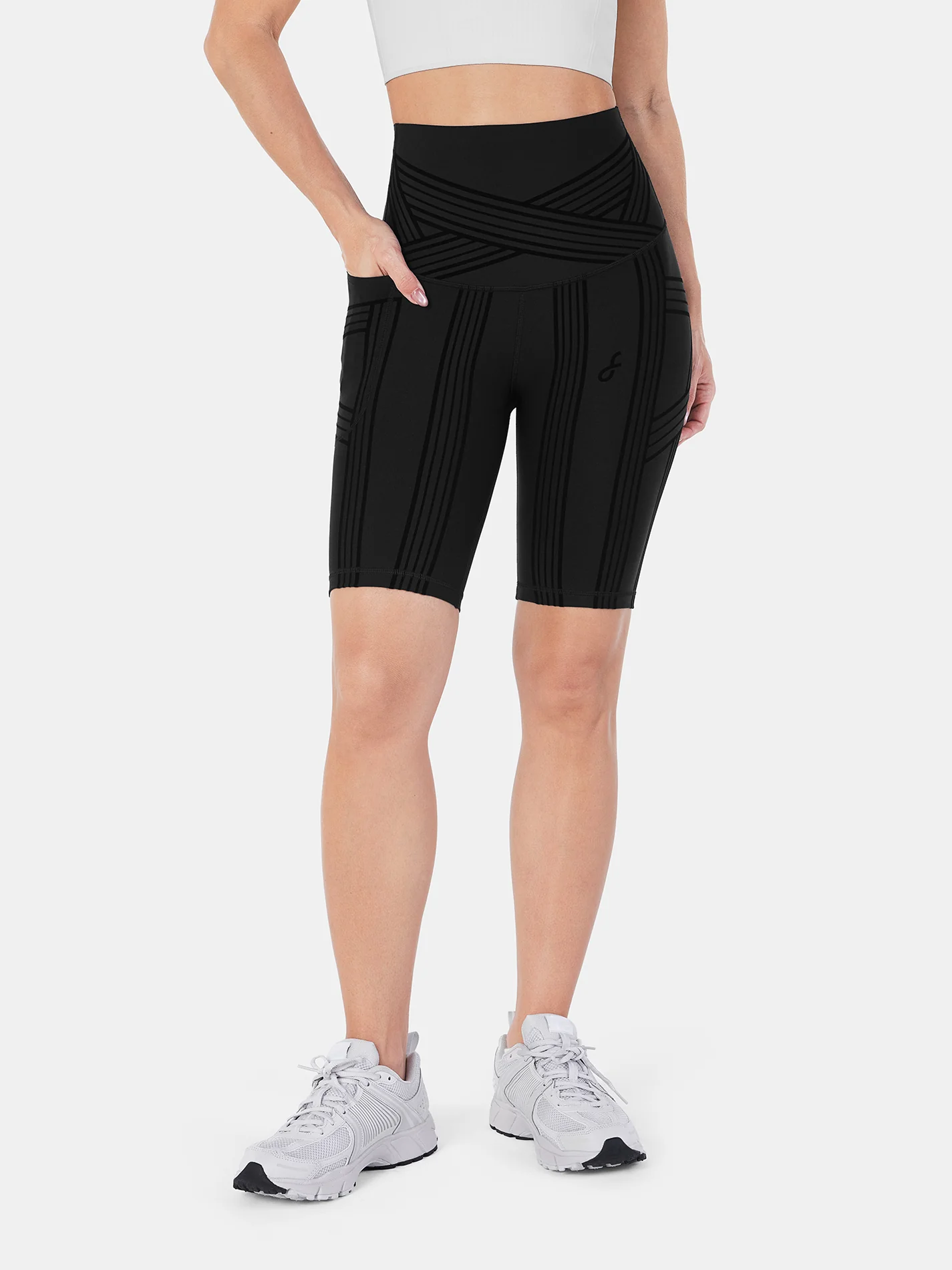 PowerBand Resistance 9" Biker Shorts (Reversible Wear) - Image 3