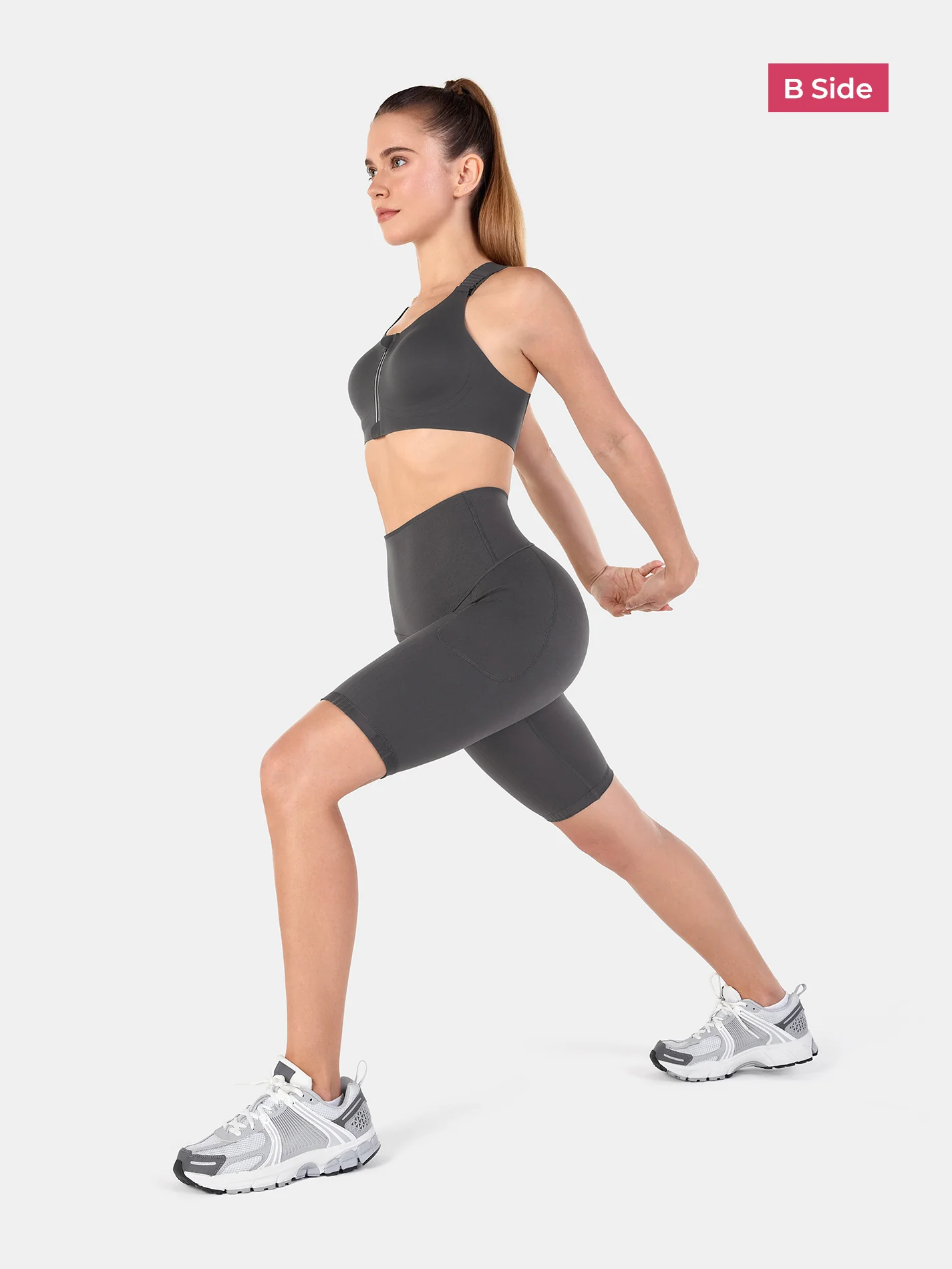 PowerBand Resistance 9" Biker Shorts (Reversible Wear) - Image 9