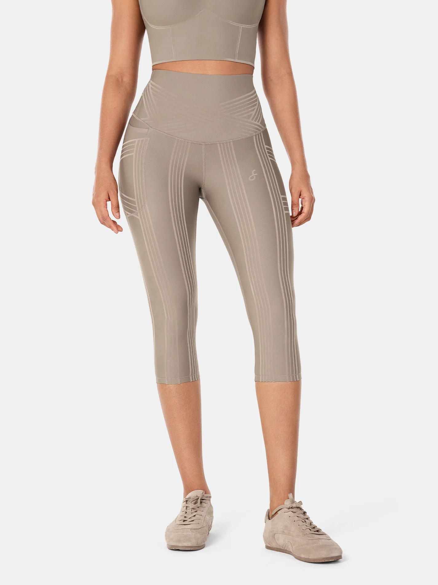 PowerBand Resistance Capri Leggings (Reversible Wear) - Image 29